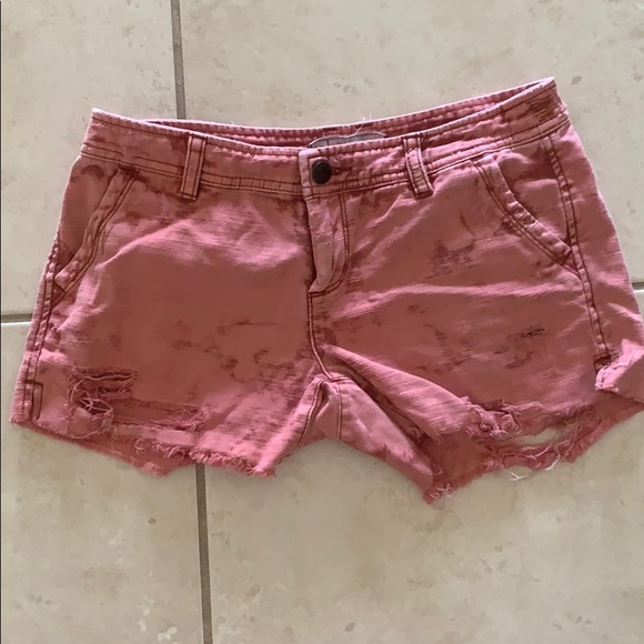 **Bundle** Free People Frayed Cutoff Low Rise Shorts Size 0 - Picture 4 of 6